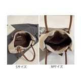 キャンバストートバッグ横長ベルトデザイン | Miniministore | 詳細画像18