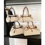 キャンバストートバッグ横長ベルトデザイン | Miniministore | 詳細画像20