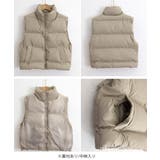 ダウンベスト ジップアップパデッドベスト | Miniministore | 詳細画像27