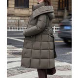 フード付き フェイクダウンコードロング丈 | Miniministore | 詳細画像11