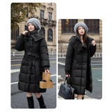 フード付き フェイクダウンコードロング丈 | Miniministore | 詳細画像5