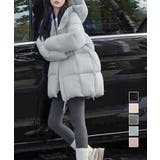 中綿ダウンコートフード付きダウンブルゾン | Miniministore | 詳細画像1 