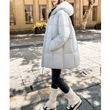 中綿ダウンコートフード付きダウンブルゾン | Miniministore | 詳細画像4 