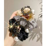 ビジューシュシュ大人っぽいパールヘアゴム | Miniministore | 詳細画像14