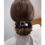ビジューシュシュ大人っぽいパールヘアゴム | Miniministore | 詳細画像4