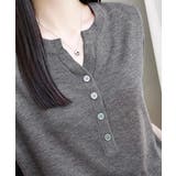 サマーニット Vネックニットトップス韓国 | Miniministore | 詳細画像17 