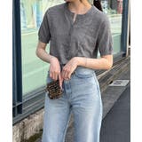 サマーニット Vネックニットトップス韓国 | Miniministore | 詳細画像20 