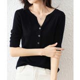 サマーニット Vネックニットトップス韓国 | Miniministore | 詳細画像6 