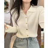 Miniministore（ミニミニストア） | 秋冬ニットトップス レディースニットポロ