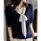 ボウタイニット リボンタイ サマーニット | Miniministore | 詳細画像1 