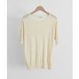 ジャカードレーストップス シアーブラウス | Miniministore | 詳細画像18 