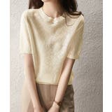 ジャカードレーストップス シアーブラウス | Miniministore | 詳細画像2 