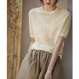 ジャカードレーストップス シアーブラウス | Miniministore | 詳細画像3 