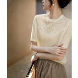 ジャカードレーストップス シアーブラウス | Miniministore | 詳細画像4 