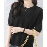 ジャカードレーストップス シアーブラウス | Miniministore | 詳細画像8 