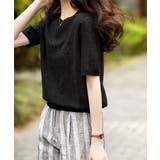 ジャカードレーストップス シアーブラウス | Miniministore | 詳細画像9 