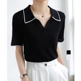 半袖 ポロシャツ レディース ニット夏服 | Miniministore | 詳細画像1