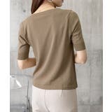 ニットトップス 半袖Vネックサマーニット | Miniministore | 詳細画像13