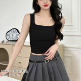 カップ付きタンクトップ シームレス 韓国 | Miniministore | 詳細画像5
