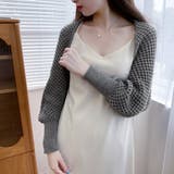 ニットカーディガン レディース ショール | Miniministore | 詳細画像12