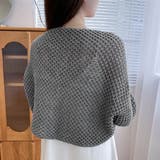 ニットカーディガン レディース ショール | Miniministore | 詳細画像13