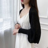 ニットカーディガン レディース ショール | Miniministore | 詳細画像5