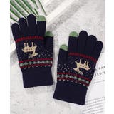 トナカイ柄手袋タッチパネル対応ニット手袋 | Miniministore | 詳細画像12