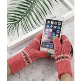 トナカイ柄手袋タッチパネル対応ニット手袋 | Miniministore | 詳細画像3