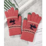 トナカイ柄手袋タッチパネル対応ニット手袋 | Miniministore | 詳細画像4