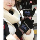 トナカイ柄手袋タッチパネル対応ニット手袋 | Miniministore | 詳細画像5
