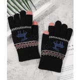 トナカイ柄手袋タッチパネル対応ニット手袋 | Miniministore | 詳細画像7