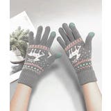 トナカイ柄手袋タッチパネル対応ニット手袋 | Miniministore | 詳細画像8