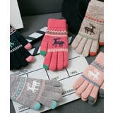 裏起毛トナカイ柄手袋タッチパネル対応手袋 | Miniministore | 詳細画像22