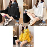 レイヤード風 スウェット 薄手トレーナー | Miniministore | 詳細画像2 