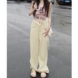 ワイドパンツレディースハイウエスト韓国風 | Miniministore | 詳細画像11 