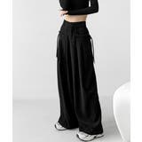 ワイドパンツレディースハイウエスト韓国風 | Miniministore | 詳細画像2 