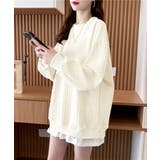重ね着風トレーナー レディーススウェット | Miniministore | 詳細画像1