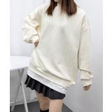 重ね着風トレーナー レディーススウェット | Miniministore | 詳細画像12