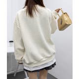 重ね着風トレーナー レディーススウェット | Miniministore | 詳細画像15