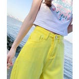 ハイウエスト デニムカラーパンツ 韓国風 | Miniministore | 詳細画像11 