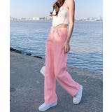 ハイウエスト デニムカラーパンツ 韓国風 | Miniministore | 詳細画像14 