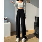 ハイウエストスラックス セミワイドパンツ | Miniministore | 詳細画像3