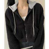 暖かいボアパーカー ジップアップブルゾン | Miniministore | 詳細画像2 