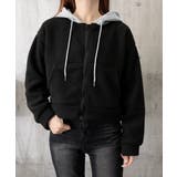 暖かいボアパーカー ジップアップブルゾン | Miniministore | 詳細画像20 