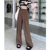 ワイドスラックスハイウエストタックパンツ | Miniministore | 詳細画像13 
