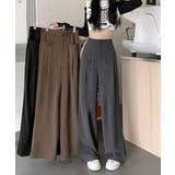 ワイドスラックスハイウエストタックパンツ | Miniministore | 詳細画像15 