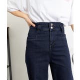 フレアデニムパンツ ハイウエスト美脚脚長 | Miniministore | 詳細画像19