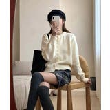 リボンニットカーディガンパールボタン無地 | Miniministore | 詳細画像17 