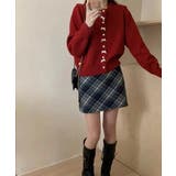 リボンニットカーディガンパールボタン無地 | Miniministore | 詳細画像19 