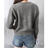 リボンニットカーディガンパールボタン無地 | Miniministore | 詳細画像24 